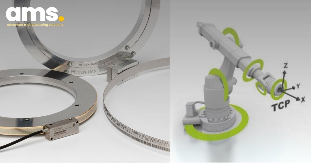 High-accuracy HEIDENHAIN and AMO encoders for absolute position measurement on robots. High-accuracy HEIDENHAIN and AMO encoders for absolute position measurement on robots.